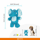 FOFOS Tough Plush Dog Toy - Elephant