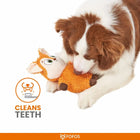 FOFOS Tough Plush Dog Toy - Fox