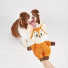 FOFOS Tough Plush Dog Toy - Fox