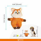 FOFOS Tough Plush Dog Toy - Fox