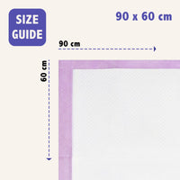 Purple Tails Pet Training Pads - 50 Pads