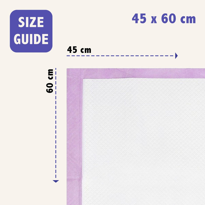 Purple Tails Pet Training Pads - 50 Pads