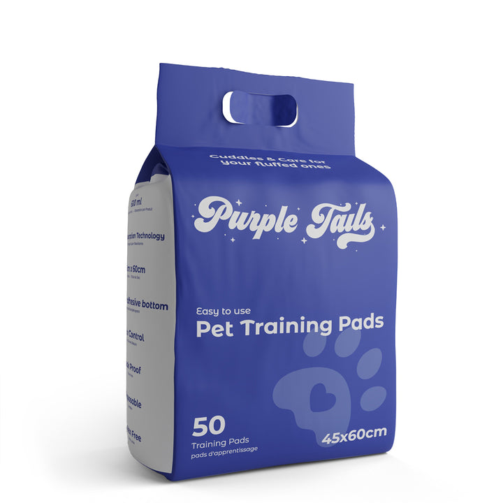 Purple Tails Pet Training Pads - 50 Pads