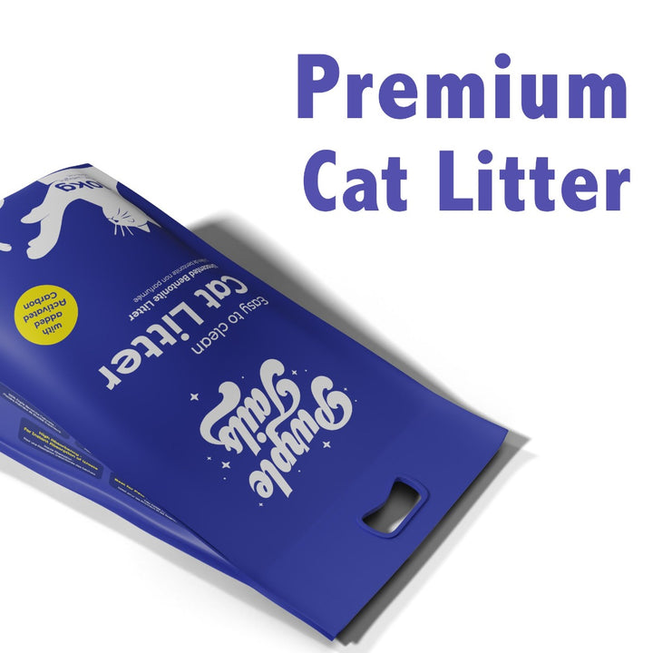 Purple Tails Cat Litter Unscented - 10 Kg