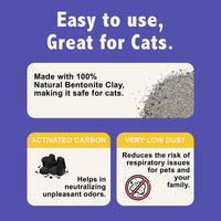 Purple Tails Cat Litter Unscented - 10 Kg