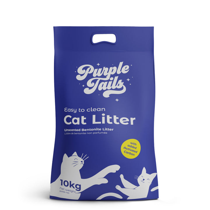 Purple Tails Cat Litter Unscented - 10 Kg