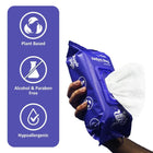 Purple Tails Dog Wipes - Unscented - 100 Wipes - Zigly