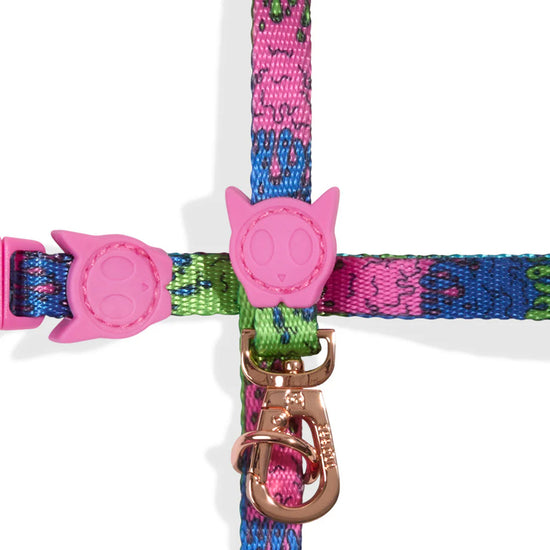 Zee Cat Melted Harness + Leash One Size