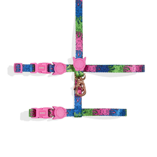 Zee Cat Melted Harness + Leash One Size