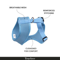 Truelove Cat & Small Dog Harness-Blue-X-Small