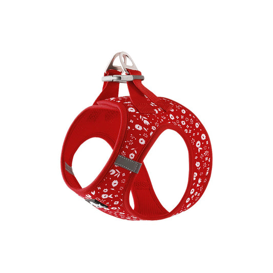 Truelove Floral Harness, Small & Medium Breeds-Poinsettia