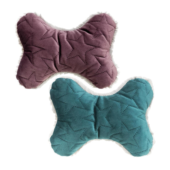 TRIXIE Christmas Bone Plush Dog Toy - 20cm - Assorted Colours