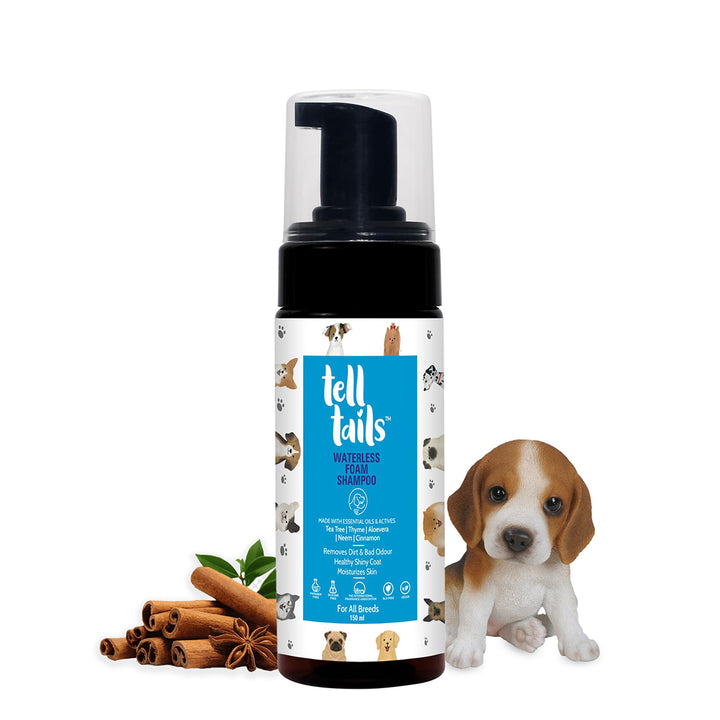 Tell Tails Waterless Dog Shampoo - 150ml