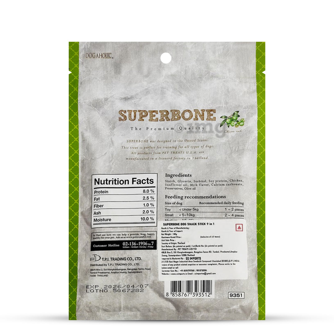 dogaholic-superbone-chicken-stick-dog-treat-with-olive-oil-flavour-27-in-1-420g