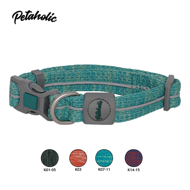 Petaholic Sports Series Dog Collar-Ocean Blue