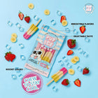 Pup Ice Rocket Lollies, Yoghurt Strawberry & Banana Flavour Dog Treat, 2 Pcs - 90g - Zigly