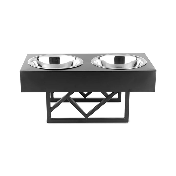 Pawpourri Metal Elevated Adjustable Dinner For Dogs