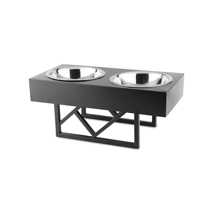 Pawpourri Metal Elevated Adjustable Dinner For Dogs