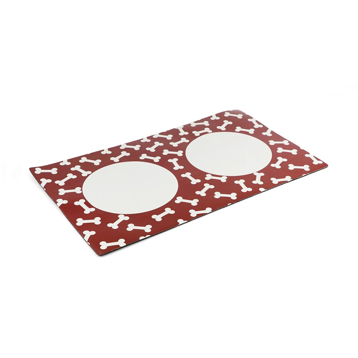Pawpourri Stay On Mat Stainless Steel Pet Bowl Combo With Magnetic Base On Mat