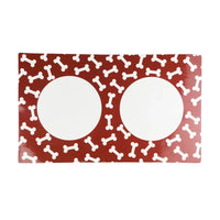 Pawpourri Stay On Mat Stainless Steel Pet Bowl Combo With Magnetic Base On Mat