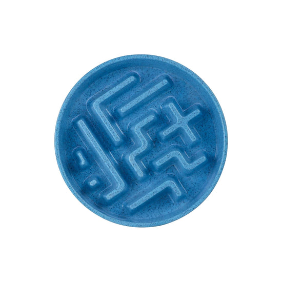 pawpourri-geometric-slow-feed-melamine-bowl-with-raised-diner-for-medium-to-large-sized-dogs