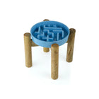 Pawpourri Geometric Slow Feed Melamine Bowl With Raised Diner For Medium To Large Sized Dogs - Zigly