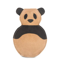 Pawpourri Panda Suede And Leather Chew Dog Toy