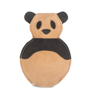 Pawpourri Panda Suede And Leather Chew Dog Toy