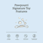 Pawpourri Bone Shaped Suede Leather Chew Dog Toy - Zigly