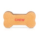 Pawpourri Bone Shaped Suede Leather Chew Dog Toy