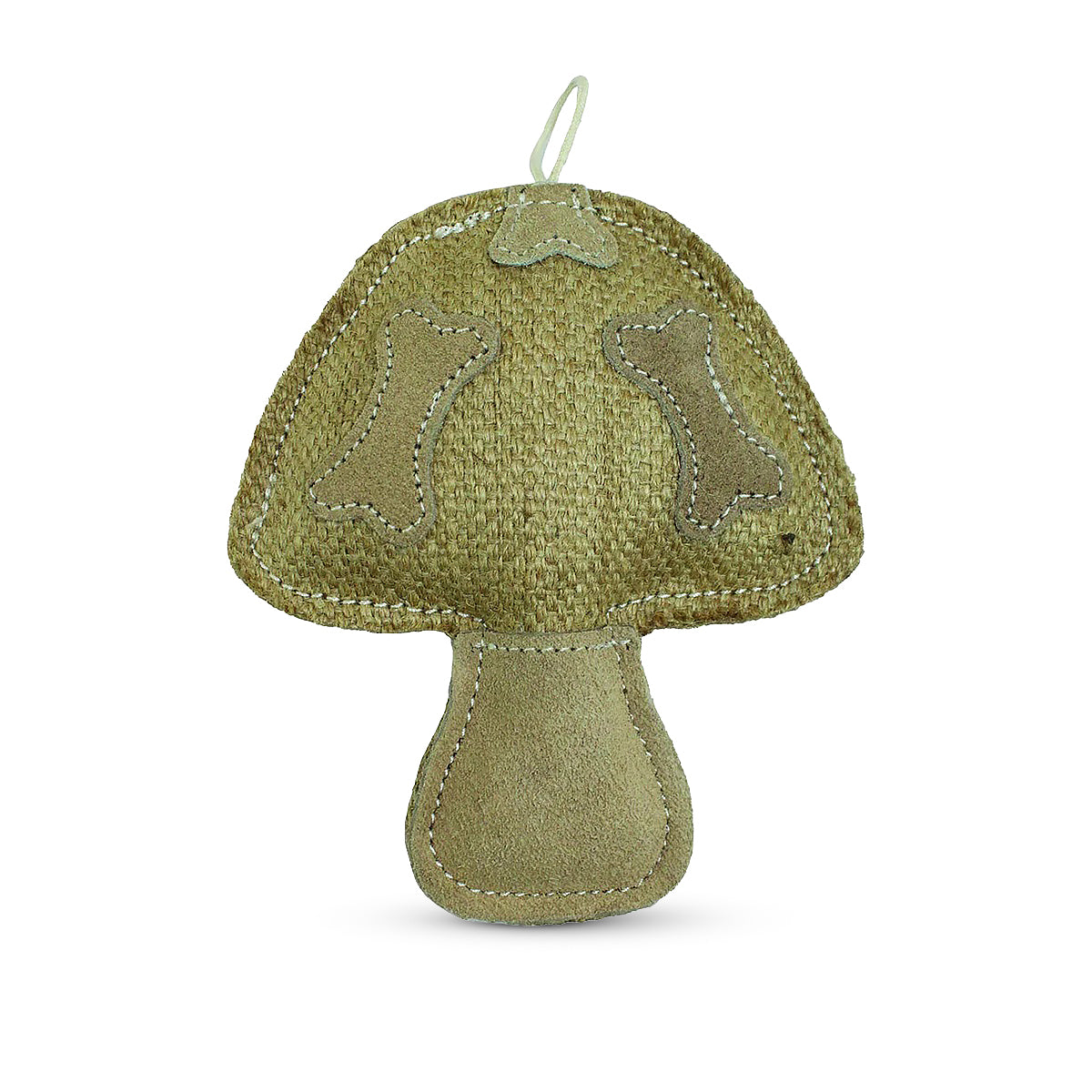 Pawpourri Jute Mushroom Dog Toy