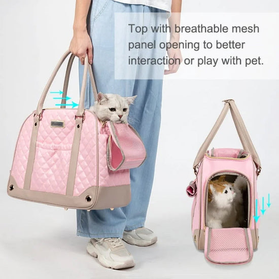 Truelove Chic Pet Travel Handbag - Pink