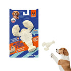 Zigly durable lobster-shaped dog chew toy with treat insert, gentle on teeth and tummy