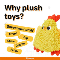 Fofos Tough Chick Dog Toy