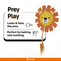 Fofos Interactive Chic Cat Toy Pack of 3 - Yellow Brown