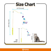 Fofos Wand Cat Toy Replaceable-Let'S Fly Together