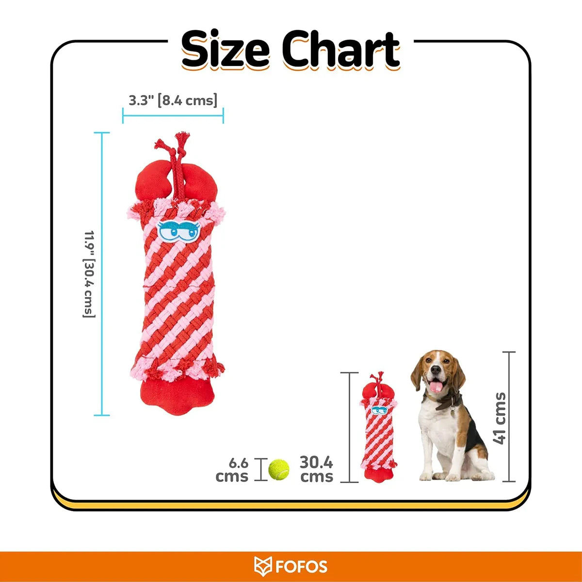 FOFOS Puppy Dental Toy Lobster