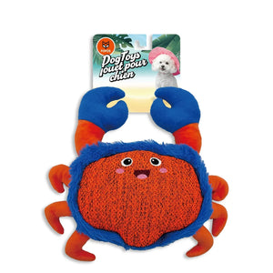 FOFOS Summer Plush Crab Dog Toy
