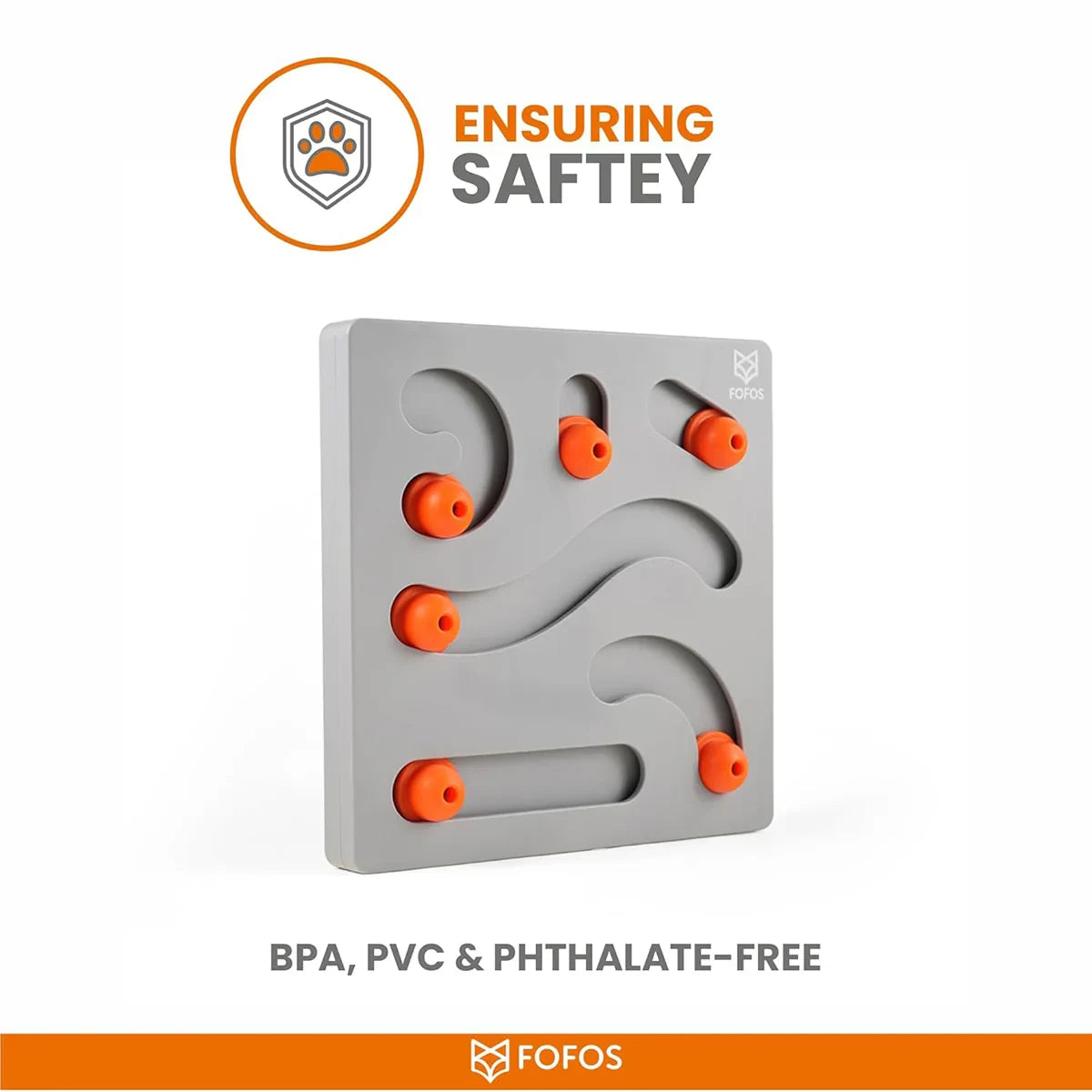 FOFOS Interactive Treat Puzzle Dog Toy