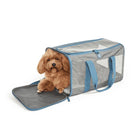 FOFOS Standard Pet Carrier - Grey/Blue - 46x28x27cm