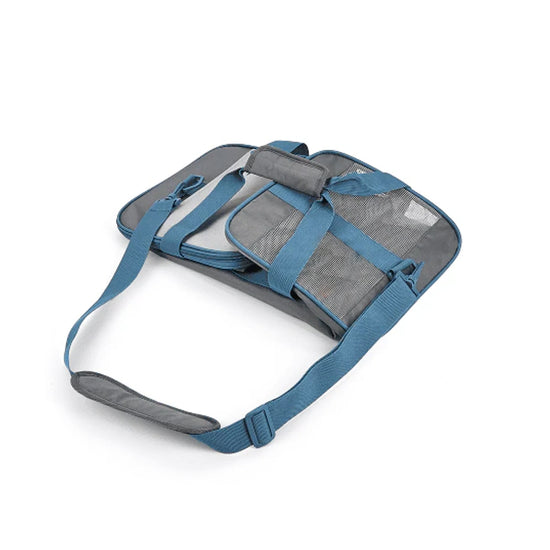 FOFOS Standard Pet Carrier - Grey/Blue