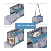 FOFOS Standard Pet Carrier - Grey/Blue