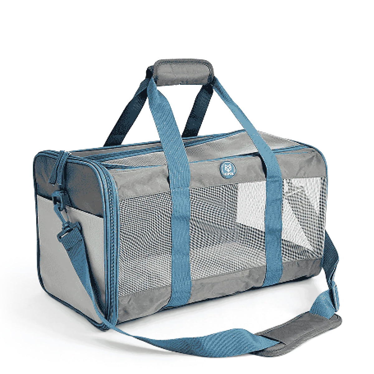 FOFOS Standard Pet Carrier - Grey/Blue