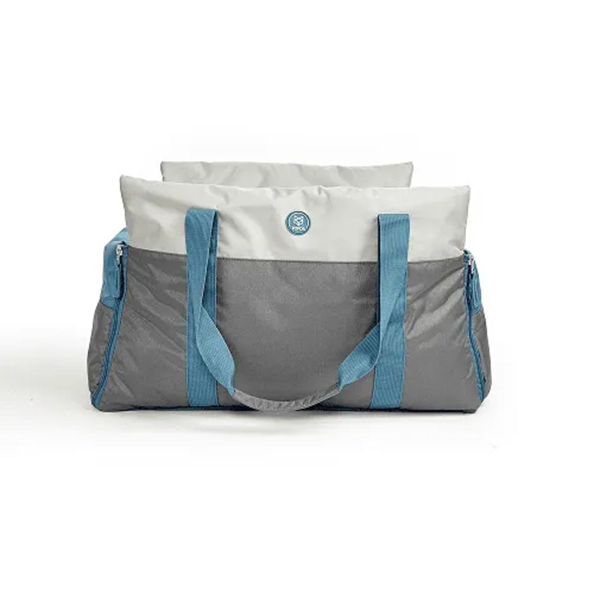 FOFOS Car Seat Pet Carrier & Bed - Grey/Blue