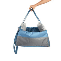 FOFOS Car Seat Pet Carrier & Bed - Grey/Blue