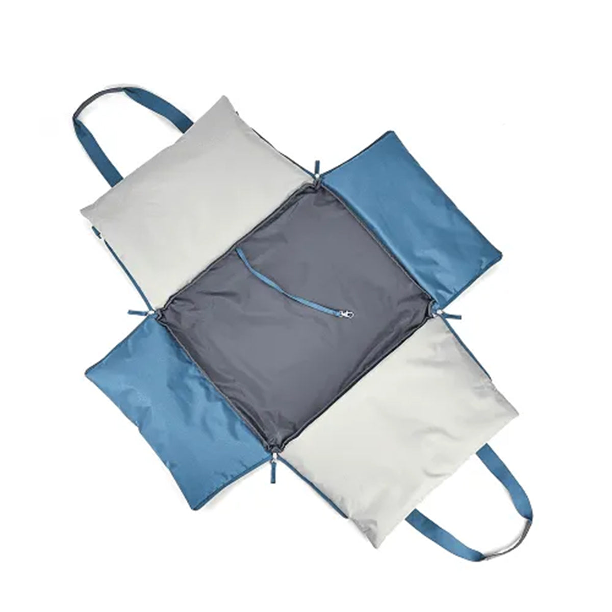 FOFOS Car Seat Pet Carrier & Bed - Grey/Blue