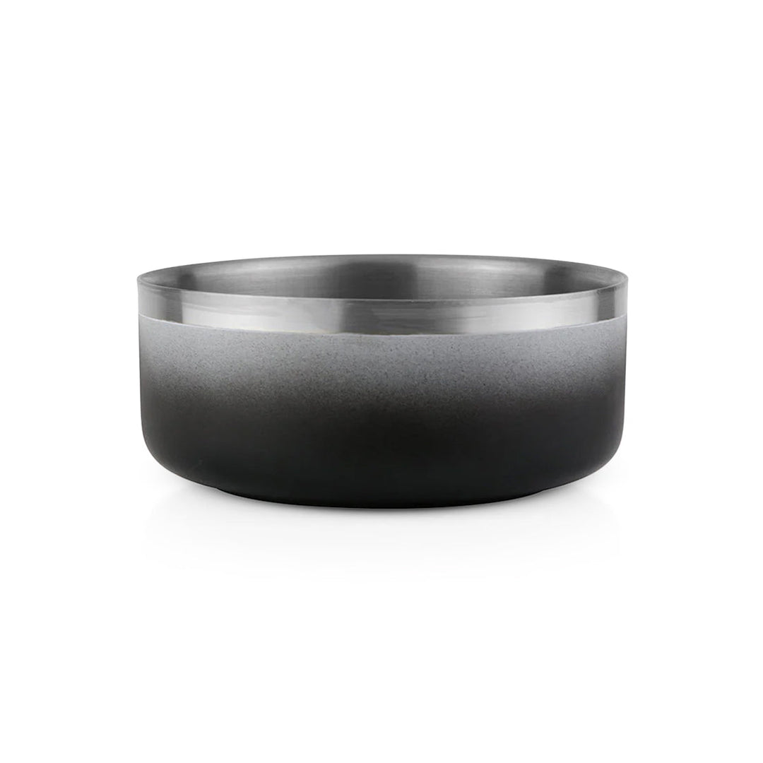 Pawpourri Ombre Double Wall  Dog Bowl - Black