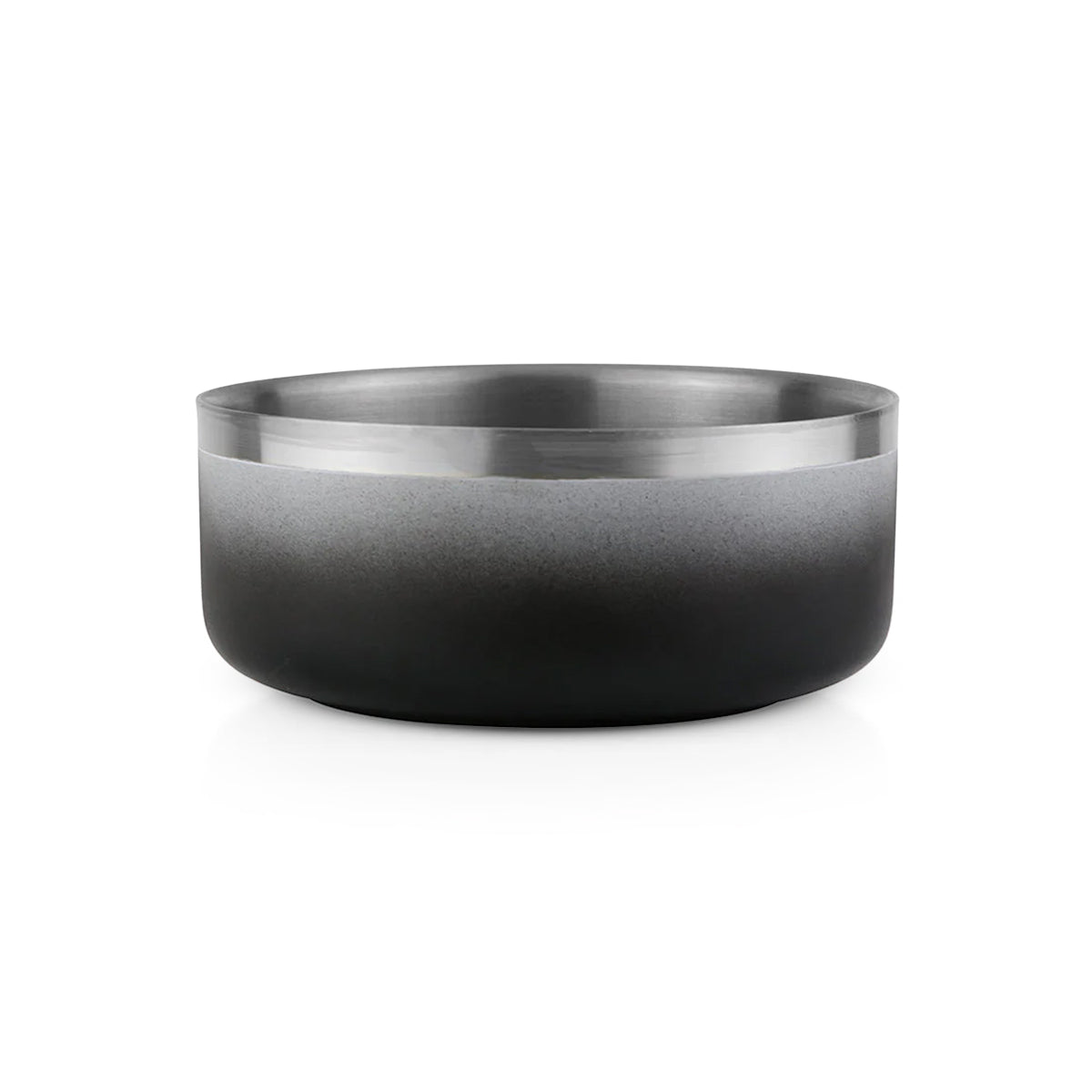 Pawpourri Ombre Double Wall  Dog Bowl - Black