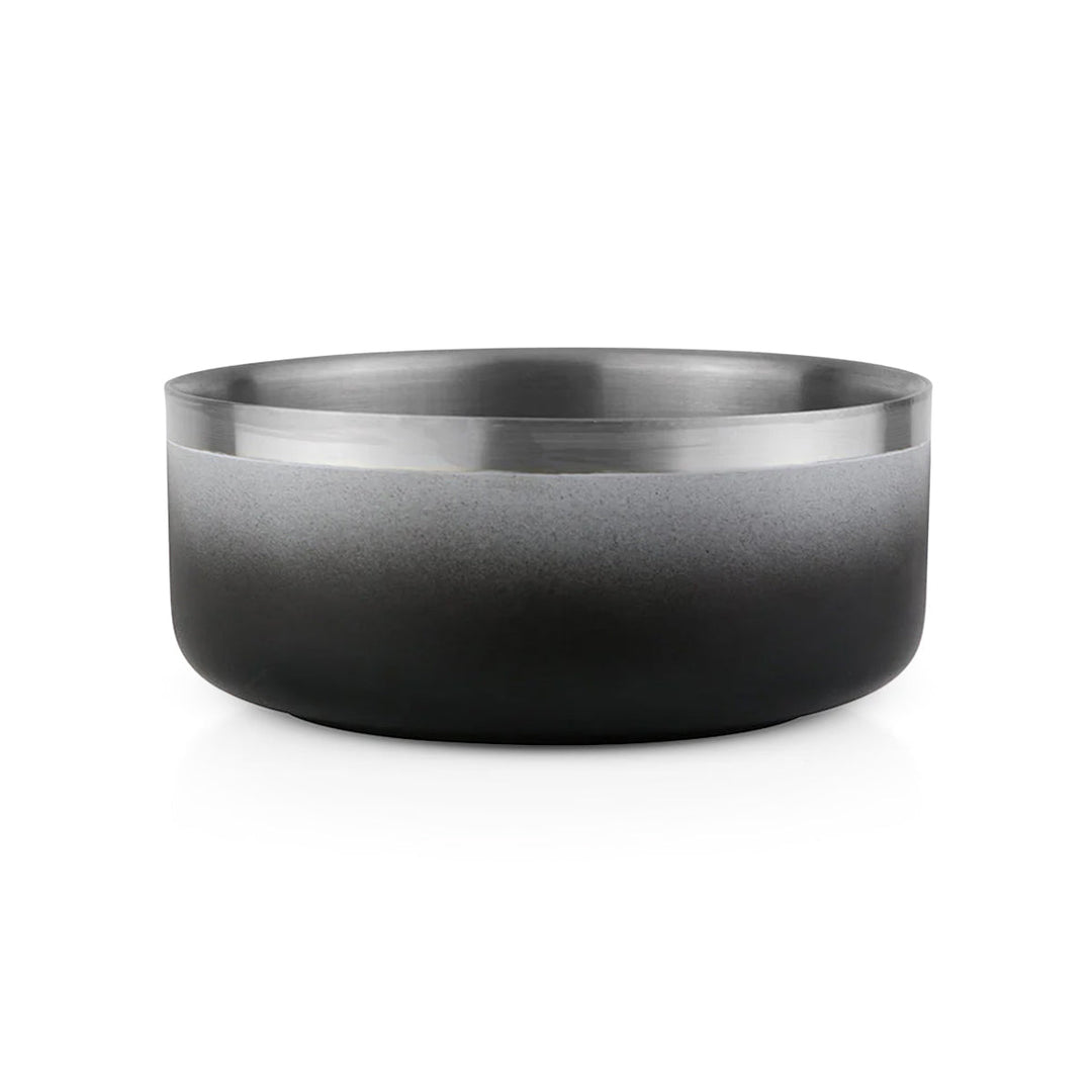 Pawpourri Ombre Double Wall  Dog Bowl - Black