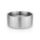 Pawpourri Slow Feed Double Wall Dog Bowl - Silver